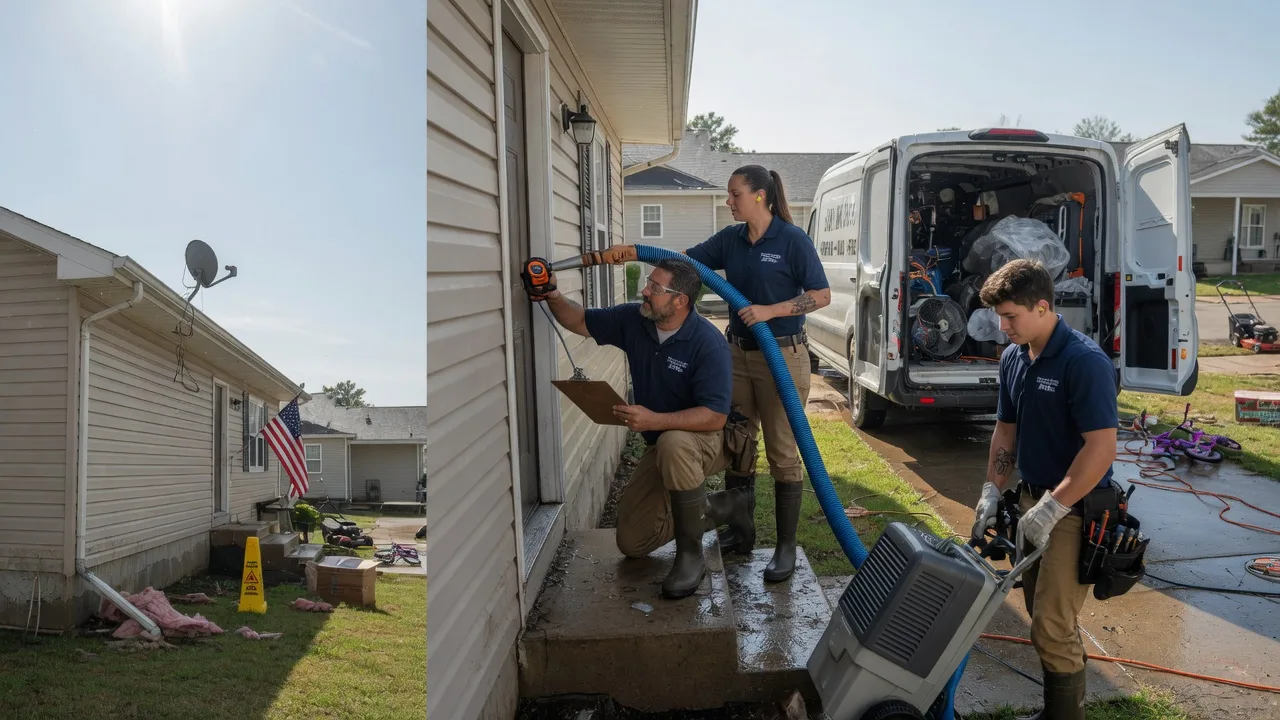 Ceiling Water Damage Restoration in New Bloomington, OH near me